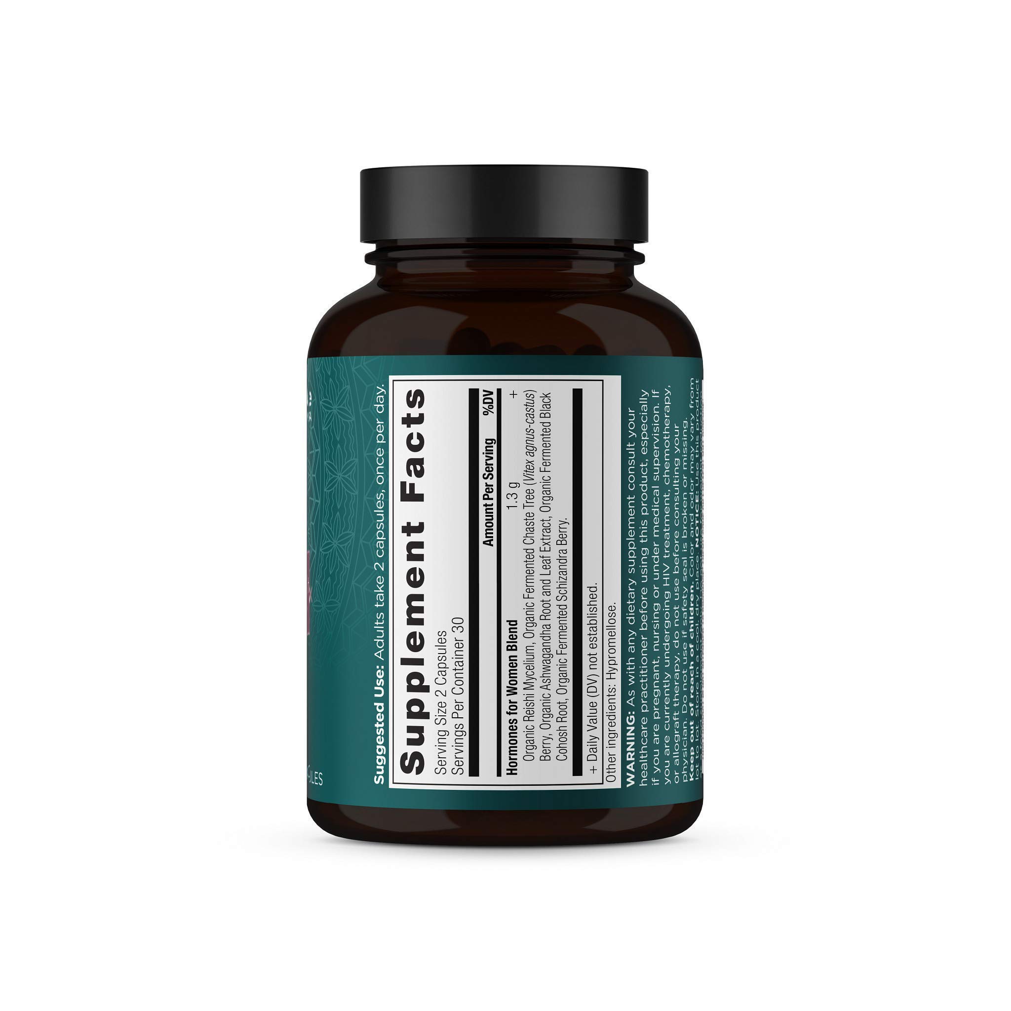 Ancient Nutrition Women's Hormones, Helps Reduce Stress, Supports Energy, Hormone Balance, Gluten Free, Paleo and Keto Friendly, 60 Capsules - Image 9